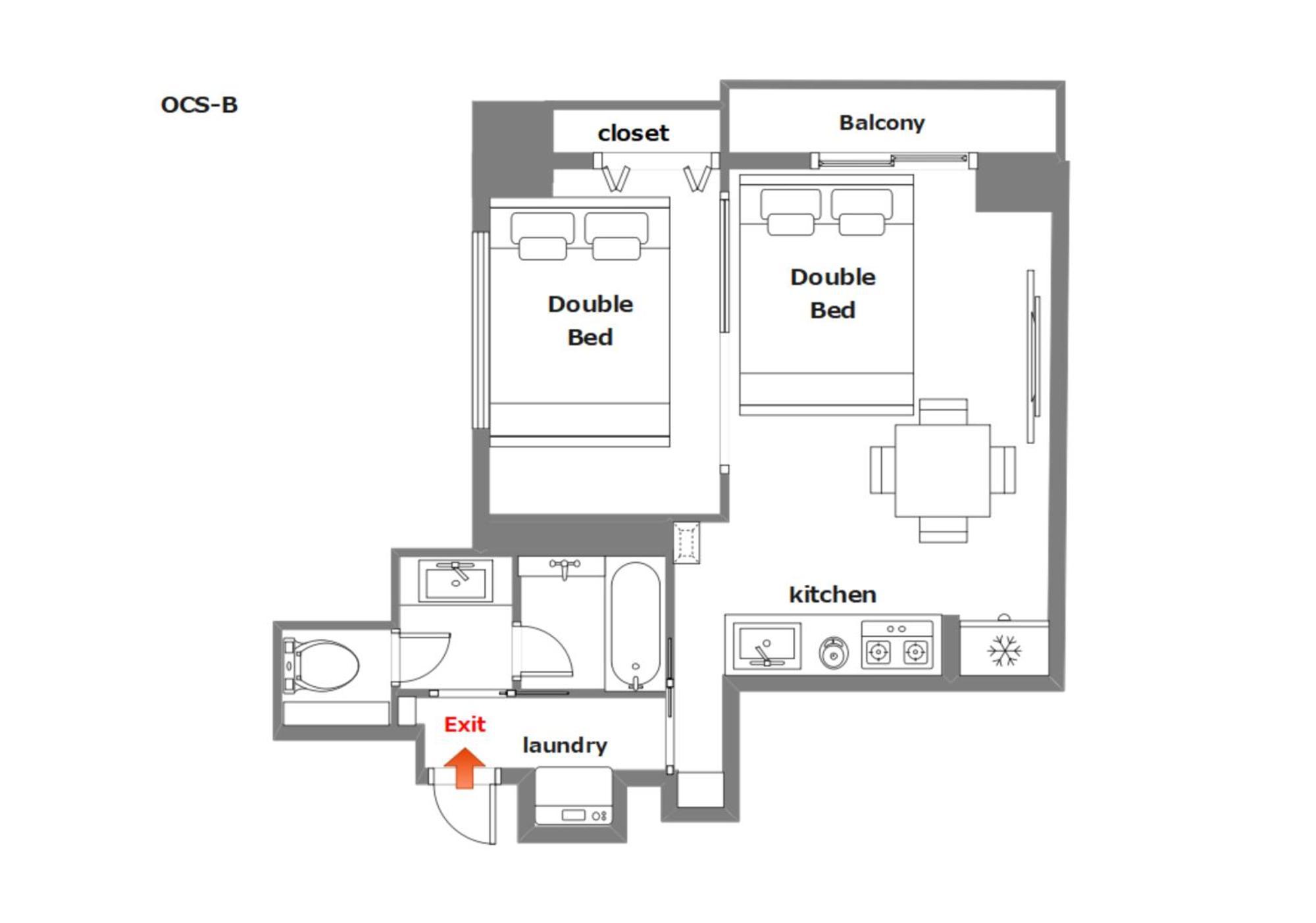 Apartamento Ocean Shinsaibashi Osaka Exterior foto